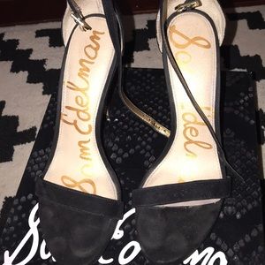 Sam Edelman | black suede heels